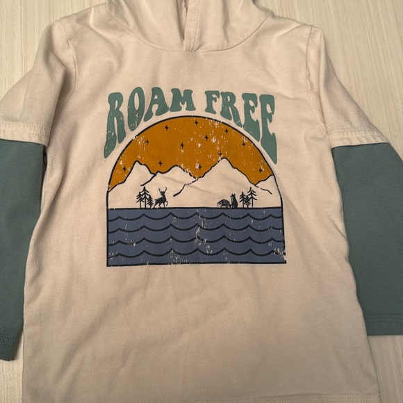 Garanimals. Toddler Boys Set. 3T. Cream Hoodie Too & Grey Joggers. - Picture 6 of 6